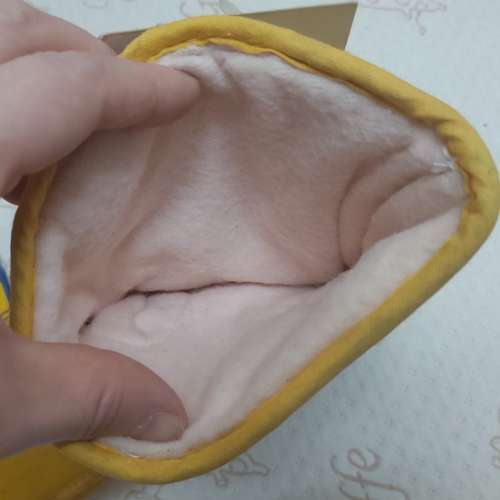 全新 藍+黃色燒焊手套一對 厚料燒焊手襪 勞工手套 建築手套 野營燒烤手套 耐磨 耐熱...