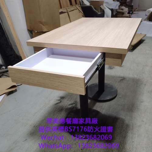 岩板不鏽鋼圍邊餐枱訂製,抽屜收納櫃餐檯訂做,四人位長方桌訂造,儲物櫃桌子檯子訂製...