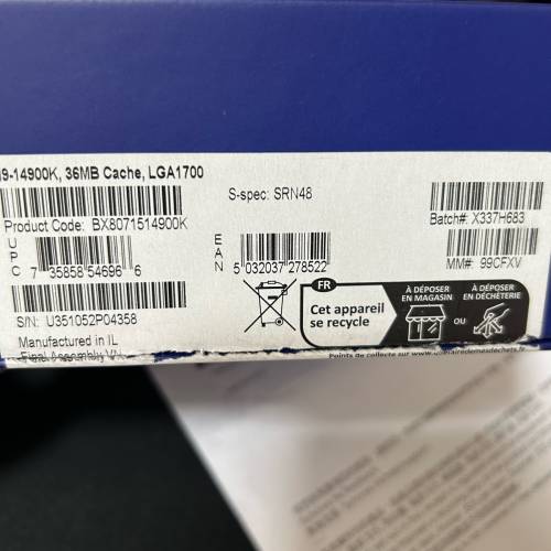 Intel® Core™ i9 processor 14900K