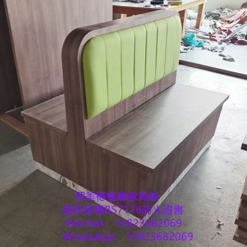 雙面卡座訂製,共用靠背儲物櫃抽屜沙發梳化座椅訂造,防火卡位梳化,卡座沙發咕臣梳化...