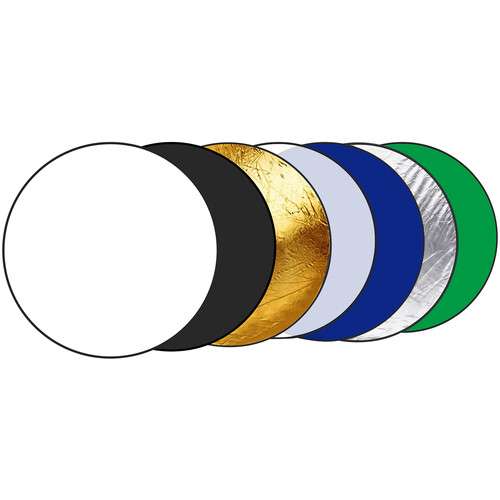 Neewer 7-in-1 Collapsible Light Reflector 七合一反光、柔光、金銀、黑白連退地藍...