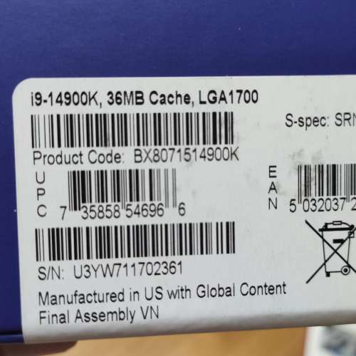 Intel Core i9-14900K