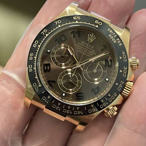 ROLEX 116515LN 玫瑰金朱古力數字面 116505 116518ln 116508