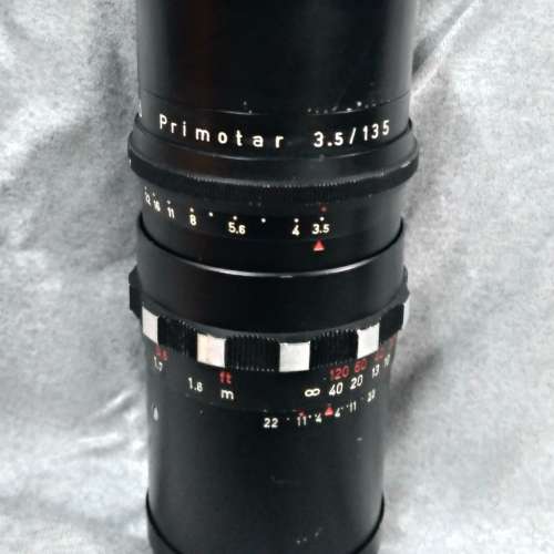 Meyer Primotar 135 mm f3,5 出名(泡泡散景)鏡   EXA-mount