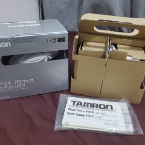 全新 Tamron 24-70mm f2.8 A007s for sony a mount a99 a99ii a850 FF DSLR 單反 鏡頭