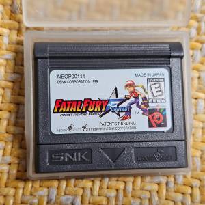 全新美版SNK Neogeo pocket color  餓狼傳說 Fatal fury 凈原裝膠盒連遊戲帶一盒