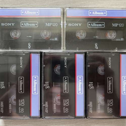 Sony MP120 Video Magnetic Cassette Tape for Video8 / Hi8 Video Camera HK100@each