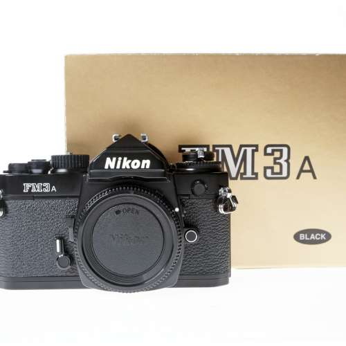 Nikon FM3A 35mm 菲林相機 Body 黑色 (極新淨有盒)