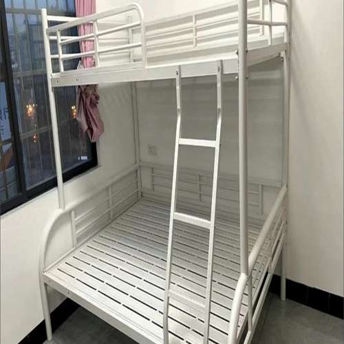 Double -layer iron shelf bed