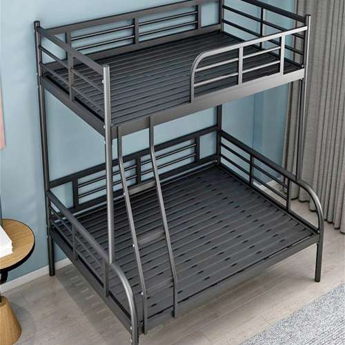 Double -layer iron shelf bed