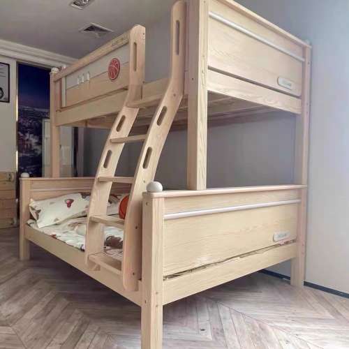 雙層實木高低床 子母床