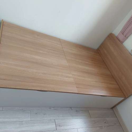 全新的收納實木床 油壓床Brand new storage solid wood bed hydraulic bed 1