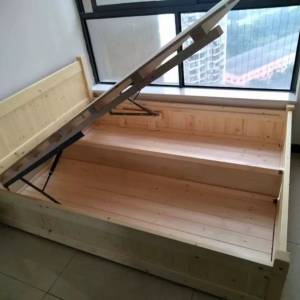 收納實木床 油壓床Brand new storage solid wood bed hydraulic bed3