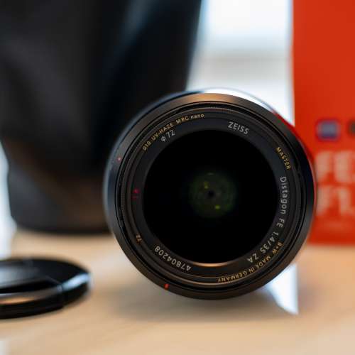 Sony ZEISS SEL35F14Z Lens 連72MM FILTER 行貨 E Mount