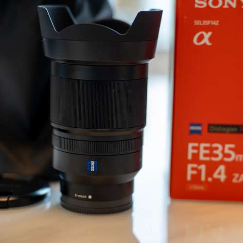 Sony ZEISS SEL35F14Z Lens 連72MM FILTER 行貨 E Mount