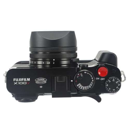 Haoge Metal Hood with 49mm Adapter Ring - Black For FujiFilm X100VI 方形遮光罩