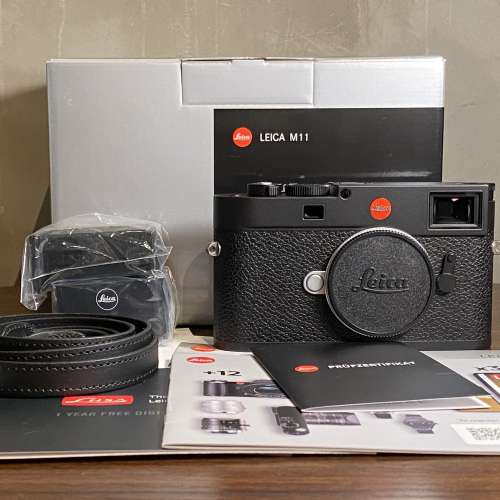 全套齊, Like new **Leica M11 相機 （黑色 保養期至 3/2026）