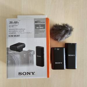 Sony wireless camera microphone ECM-W2BT 無線收音咪
