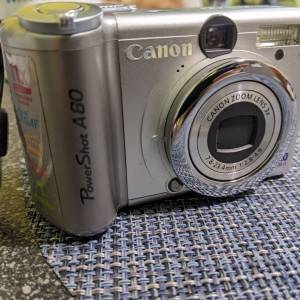 古董 Canon PowerShot A80 CCD影像感應器 非nikon sony fujifilm olympus ricoh leica