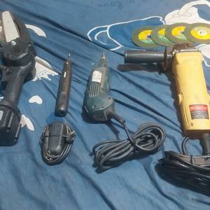 鋰電鏈鋸，角磨機，中形電磨機，小電磨機