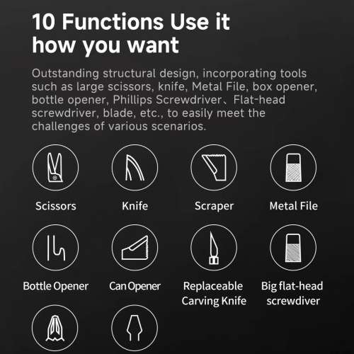 Nextool EDC Multi-tool. 小米有品最新版本袋裝輕巧萬用工具 露營適用