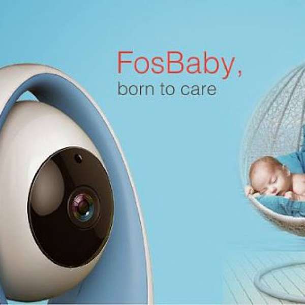 Foscam-Fosbaby P1 高清 360度旋轉 哭聲感測 溫濕度感測 移動偵測 童謠播放 - 嬰兒...