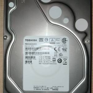 Toshiba 4TB 7200rpm Hard Drive (HDD)