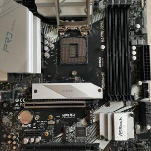 主機板: ASRock B460M Pro4 Micro-ATX 第10代Intel