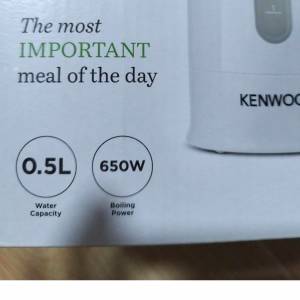 （保養至25/1/2025）KENWOOD DISCOVERY KETTLE JKP250旅行電熱水壺