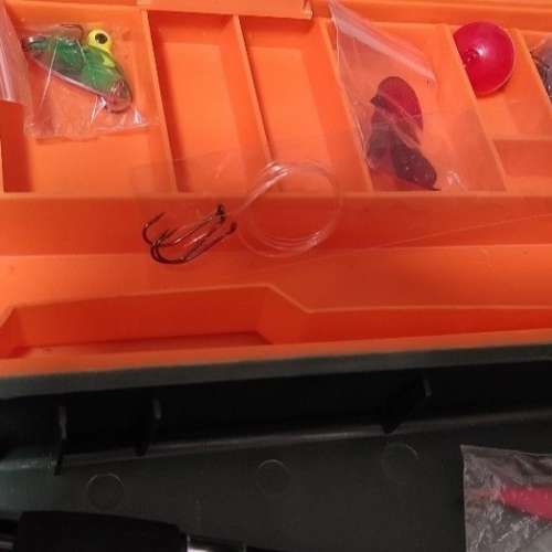 釣魚魚竿干套裝連工具盒