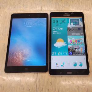 Samsung tab a，IPAD mini