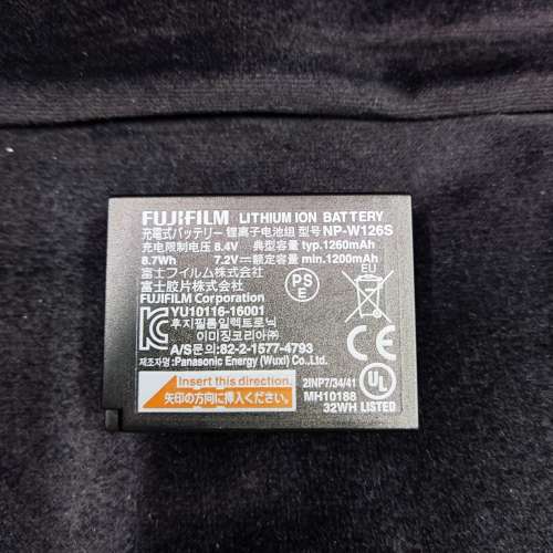 Fujifilm NP-W126S W126S battery