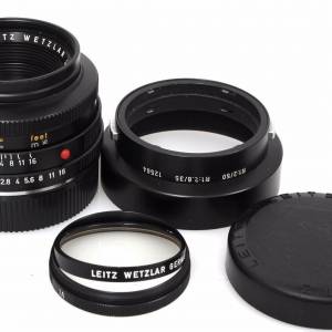 [[ 全套 ]] Leica Leitz Summicron R 50 / 2.0 50mm f2 連 原裝遮光罩 filter