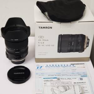 Tamron SP 24-70mm f2.8 Di VC USD G2 for Nikon F-Mount (第二代) - 香港行貨，原...