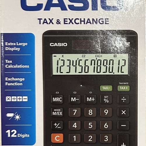 CASIO 12 digits calculator
