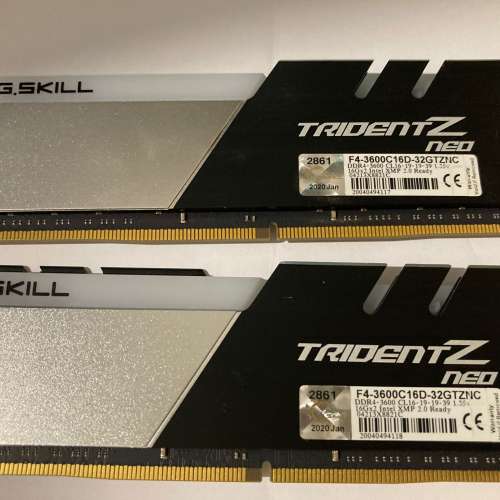 g skill trident z rgb DDR4-3600 32GB (2x16GB)