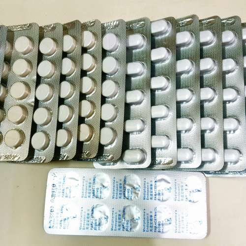 撲熱息痛 Paracetamol tablet 500mg 止痛退燒