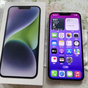 iPhone 14 256GB 99% new 電 86% HK 行 紫色