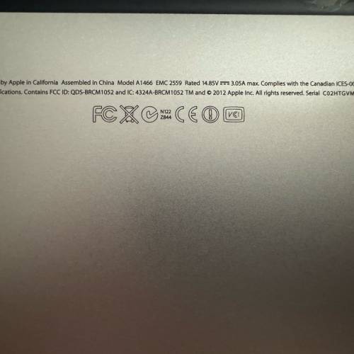 可議，有問題MacBook Air mid 2012 a1466