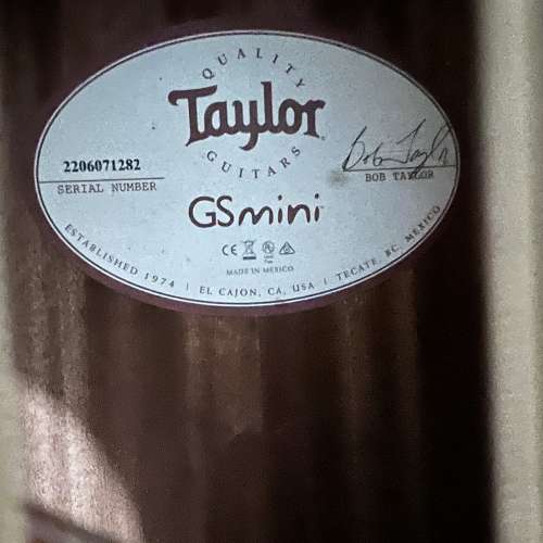 Taylor GS Mini-E Koa Acoustic Guitar 木結他