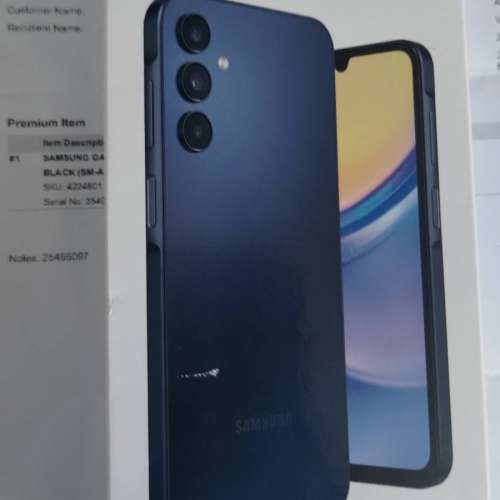 Samsung SM-A1560  A15 6GB + 128 GB Blue Black    近全新 99% new