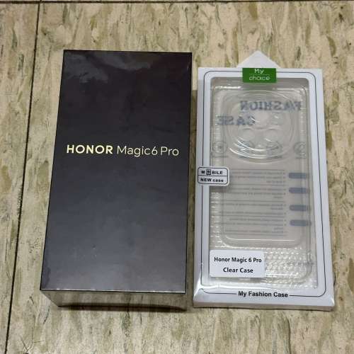港行 全新 未開封 HONOR Magic 6 Pro 5G (16GB+1TB) 絨黑色