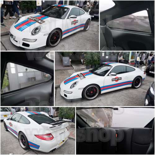 Porsche 996 997 991 濾光窗網太陽擋