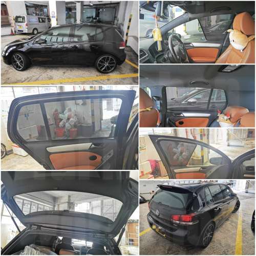 Volkswagon Golf  全車濾光窗網太陽擋
