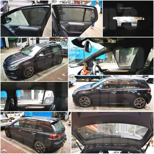 Volkswagon Golf  全車濾光窗網太陽擋