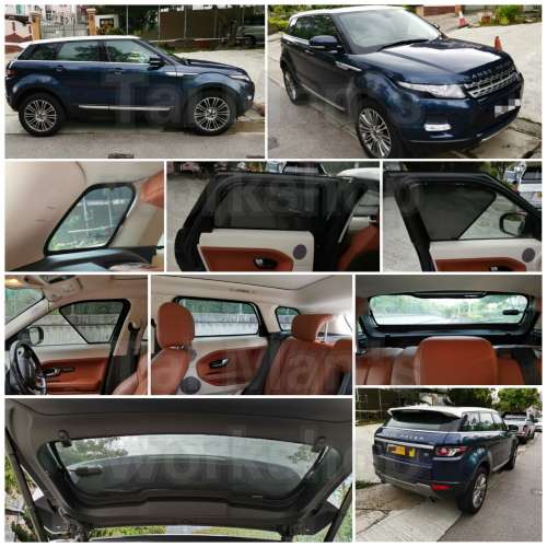 Landrover Evoque 全車磁石濾光窗網太陽擋