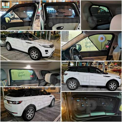 Landrover Evoque 全車磁石濾光窗網太陽擋