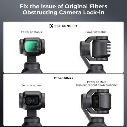 K&F Concept Magnetic UV Filter for DJI Osmo Pocket 3 磁吸保護濾鏡
