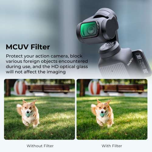 K&F Concept Magnetic UV Filter for DJI Osmo Pocket 3 磁吸保護濾鏡