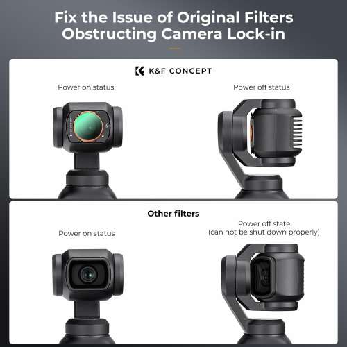 K&F Concept Magnetic Polarizer Filter For DJI Osmo Pocket 3 磁吸偏光濾鏡